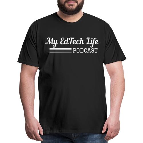My EdTech Life College Retro White Color - Men's Premium T-Shirt