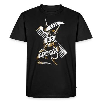 Hairdresser Hairstylist Hair Dresser Hair Stylist - Men's Premium T-Shirt - black - Front - Nico (187cm)