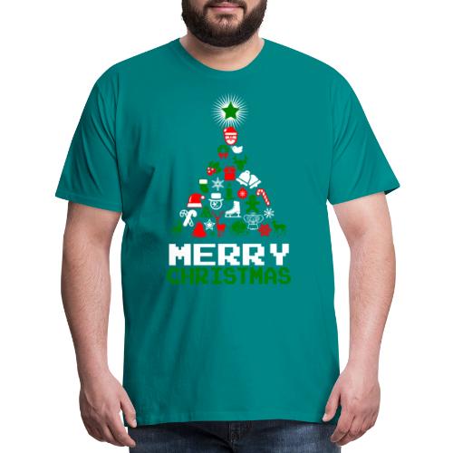 Ornament Merry Christmas Tree - Men's Premium T-Shirt