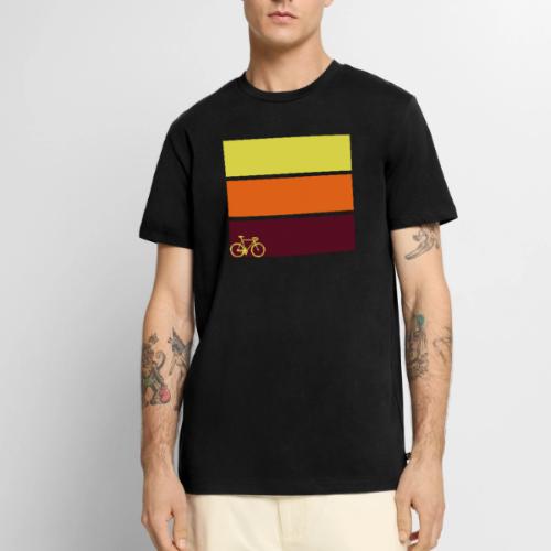 tricolor with bicycle - Men's Premium T-Shirt
