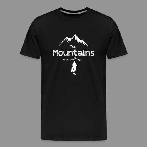 SkiByk The Mountains - Men's Premium T-Shirt