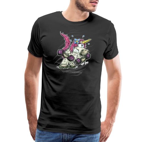train like a unicorn - Men's Premium T-Shirt