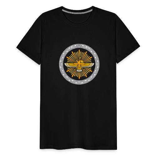 Faravahar and Sun - Men's Premium T-Shirt