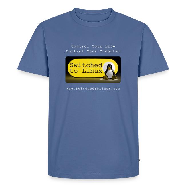 Switched To Linux Logo and White Text