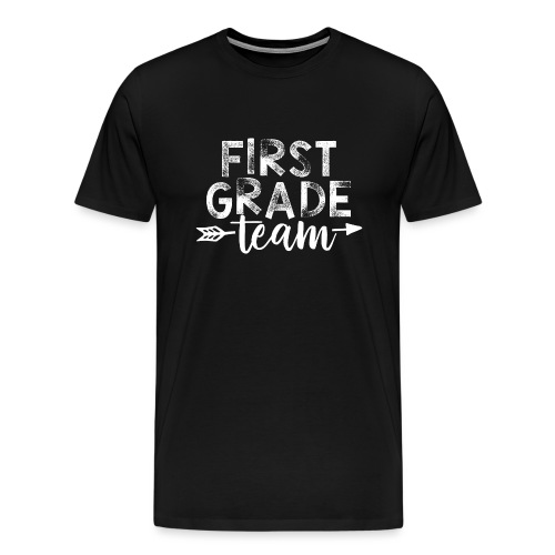 First Grade Team Arrow Teacher T-Shirts - Men's Premium T-Shirt