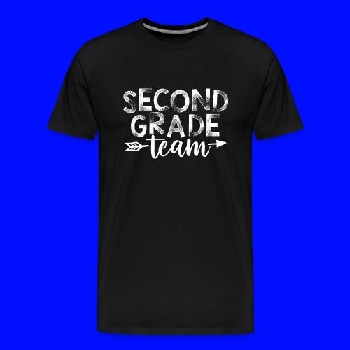 Second Grade Team Arrow Teacher T-Shirts - Men's Premium T-Shirt