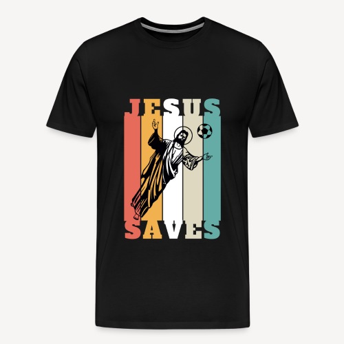 JESUS SAVES - Men's Premium T-Shirt