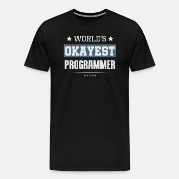 World's Okayest Programmer - Premium T-shirt for men