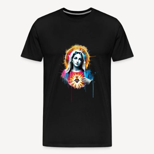 Our Lady Street Art Style - Men's Premium T-Shirt