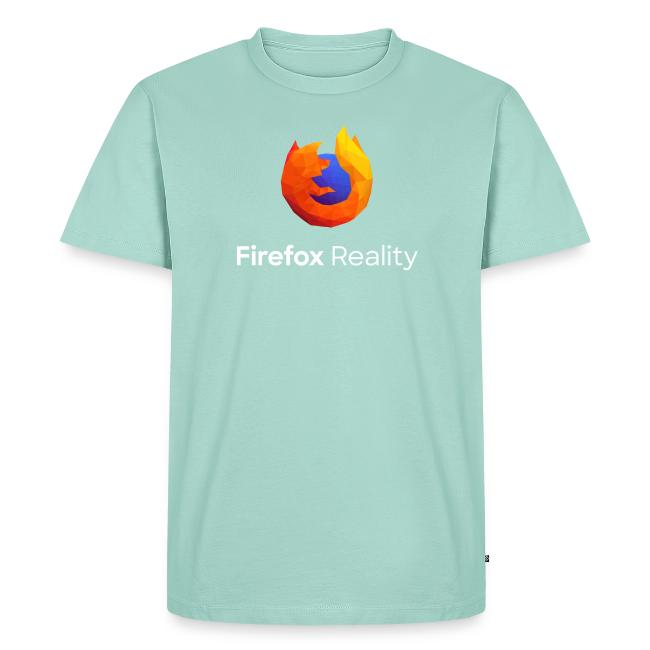 Firefox Reality - Transp., Vertical, White Text