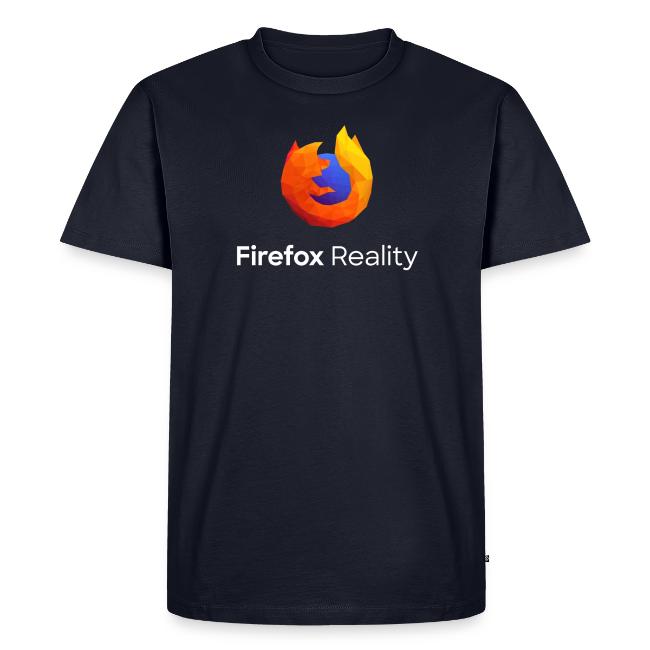 Firefox Reality - Transp., Vertical, White Text