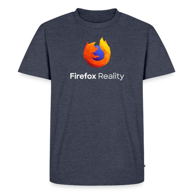 Firefox Reality - Transp., Vertical, White Text