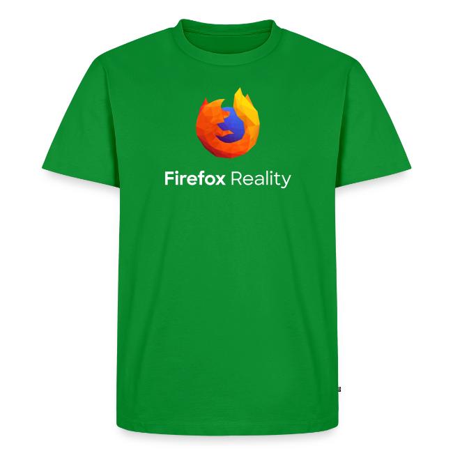 Firefox Reality - Transp., Vertical, White Text