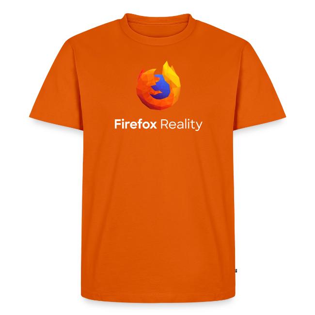 Firefox Reality - Transp., Vertical, White Text