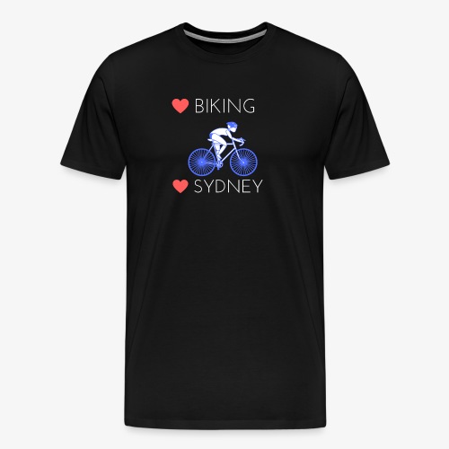 Love Biking Love Sydney tee shirts - Men's Premium T-Shirt