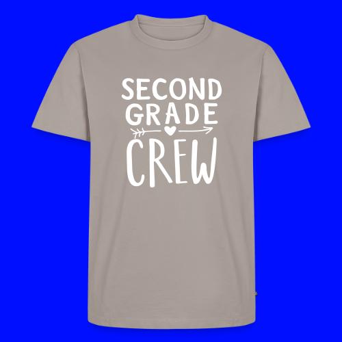 Second Grade Crew Heart Teacher T-Shirts - Men's Premium T-Shirt
