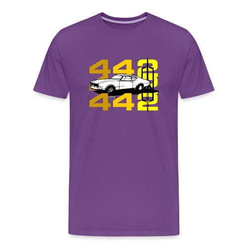 auto_oldsmobile_442_002a - Men's Premium T-Shirt