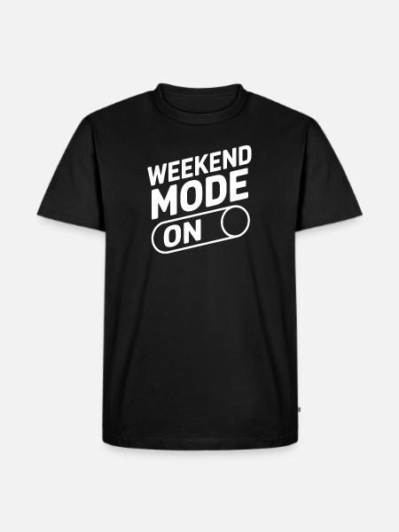 Weekend Mode On - Men's Premium T-Shirt - black