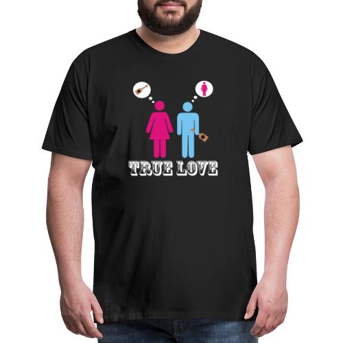 True Love: Ukulele - Men's Premium T-Shirt