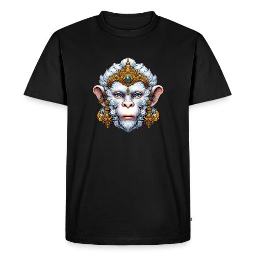 Thai Hanuman Monkey Deity Mask - Men's Premium T-Shirt