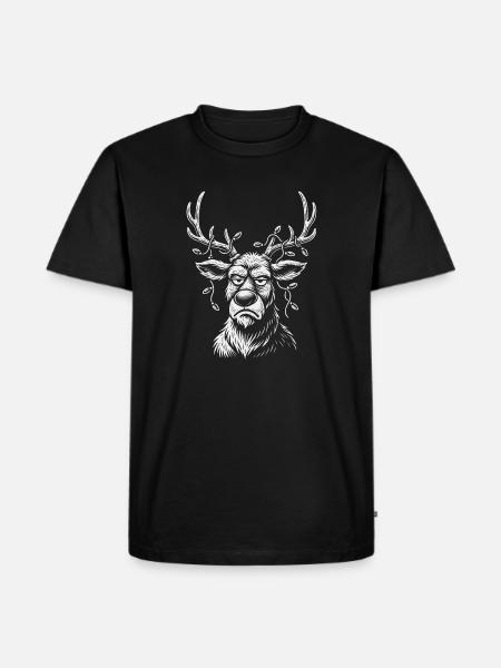 Grumpy Moose Vine Crown - Men's Premium T-Shirt - black