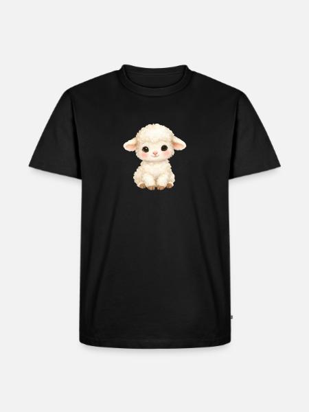 Pastel Lamb - Men's Premium T-Shirt - black