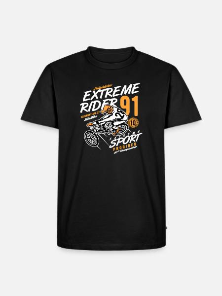 Extreme Rider 91 BMX - Men's Premium T-Shirt - black