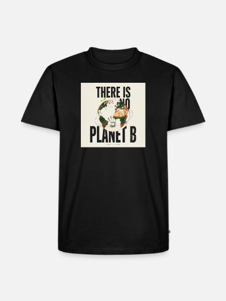 There Is No Planet B - Men's Premium T-Shirt - black