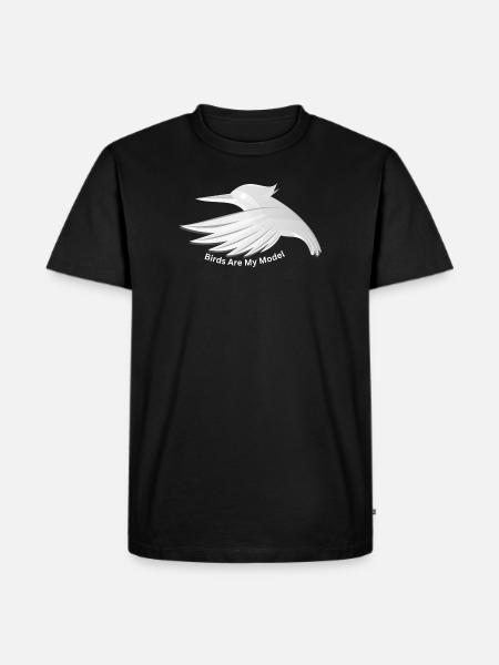 Birds_Are_My_Model - Men's Premium T-Shirt - black