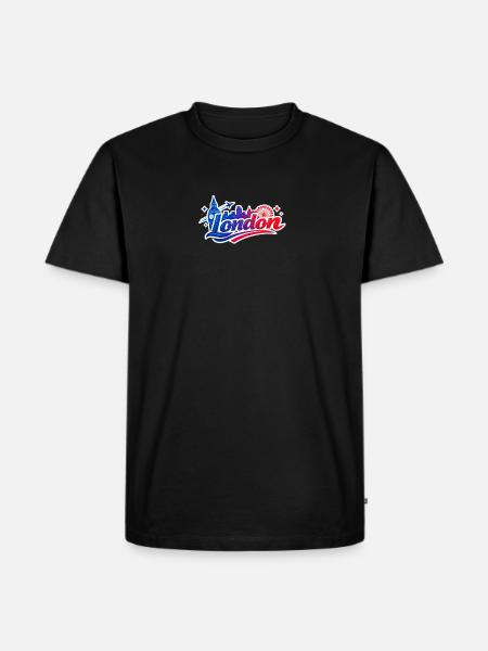 London Skyline Splash - Men's Premium T-Shirt - black