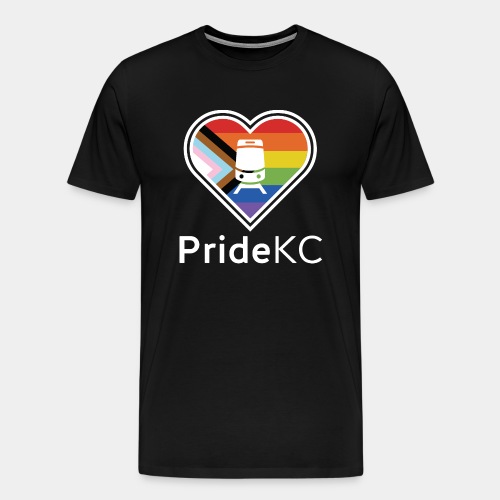 PrideKC Heart 2023 - Men's Premium T-Shirt