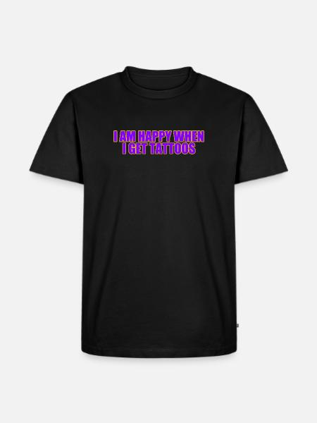 Tattoo Mood: Happy Ink Vibes - Men's Premium T-Shirt - black