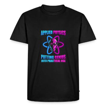 Physics Physicist Applied Physics - Men's Premium T-Shirt - black - Front - Nico (187cm)