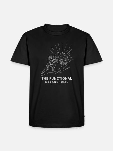 The Functional Melancholic - Men's Premium T-Shirt - black