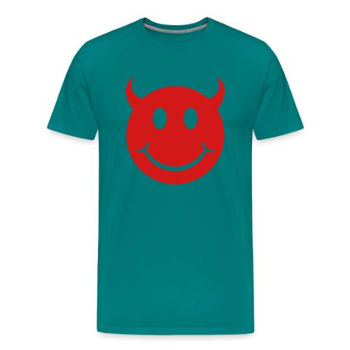 Smiley Devil Face - Men's Premium T-Shirt