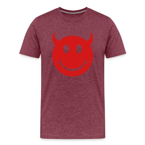 Smiley Devil Face - Men's Premium T-Shirt