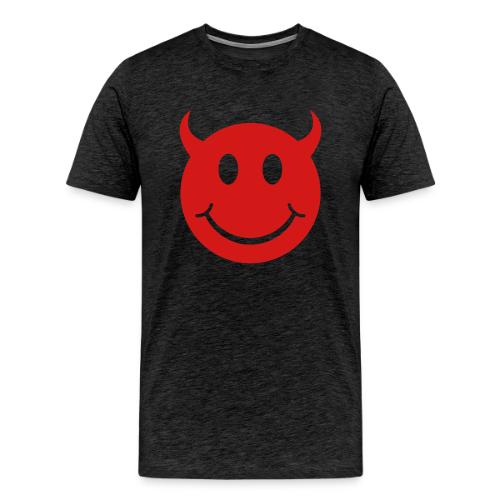 Smiley Devil Face - Men's Premium T-Shirt