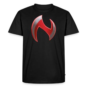 NikkNitro Logo - Men's Premium T-Shirt - black - Front - Nico (187cm)