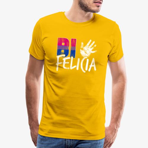 Bi Felicia Funny Bisexual Pride Flag - Men's Premium T-Shirt