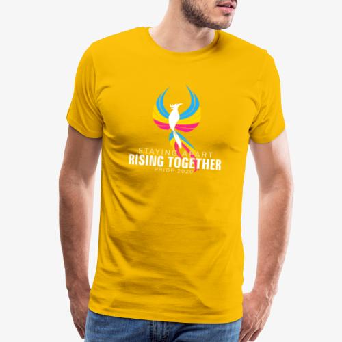 Pansexual Staying Apart Rising Together Pride - Men's Premium T-Shirt