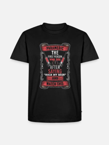Ambulance Services Hospital Emergency Call - Men's Premium T-Shirt - black