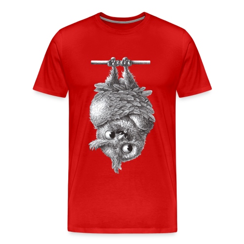 Vampire - Dracula Owl - Men's Premium T-Shirt