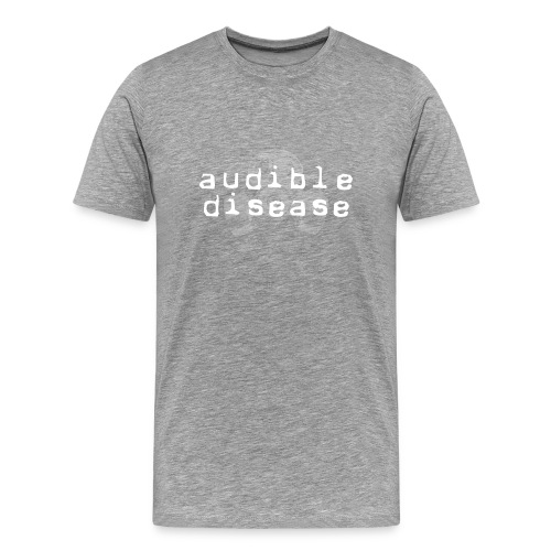 Audible Disease 1 blakk - Men's Premium T-Shirt