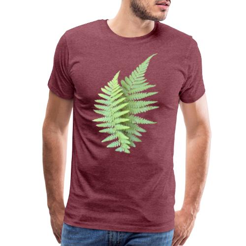 Fern Leaves Green Spring - Men's Premium T-Shirt