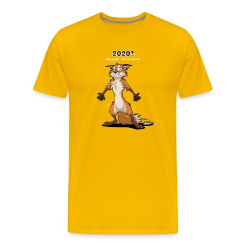 2020? Going great... (for dark backgrounds) - Men's Premium T-Shirt