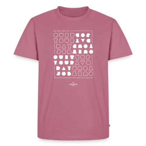 Quit upside white - Men's Premium T-Shirt