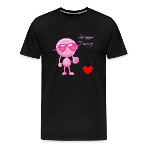 Smoon City_Viareggio Tuscany Pink - Men's Premium T-Shirt