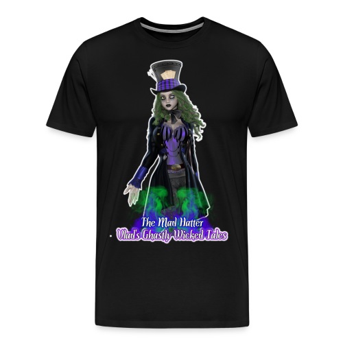 Ghastly Wicked Tales: The Mad Hatter - Men's Premium T-Shirt