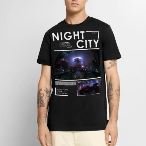 Night City Japan Town - Men's Premium T-Shirt