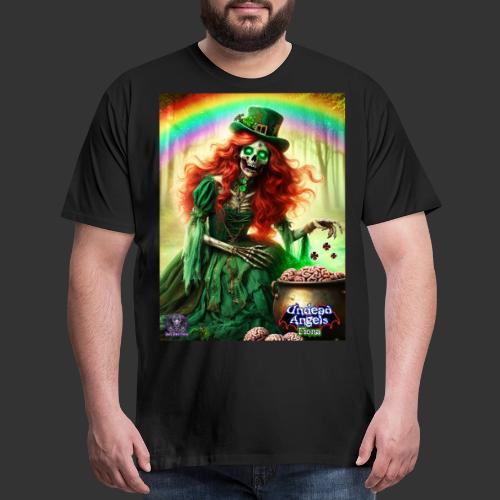 Fiona Undead Angel Leprechaun Queen #DFZ-007B - Men's Premium T-Shirt